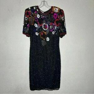 Scala vintage beaded dress